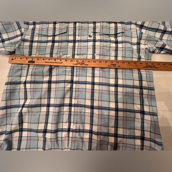 COLUMBIA PFG SPORTS SHIRT. BLUES AND RED.  SIZE LARGE - Picture 5 of 10